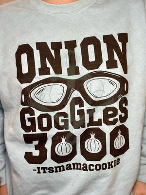 Onion Goggles 3000 Front & Back Top Design