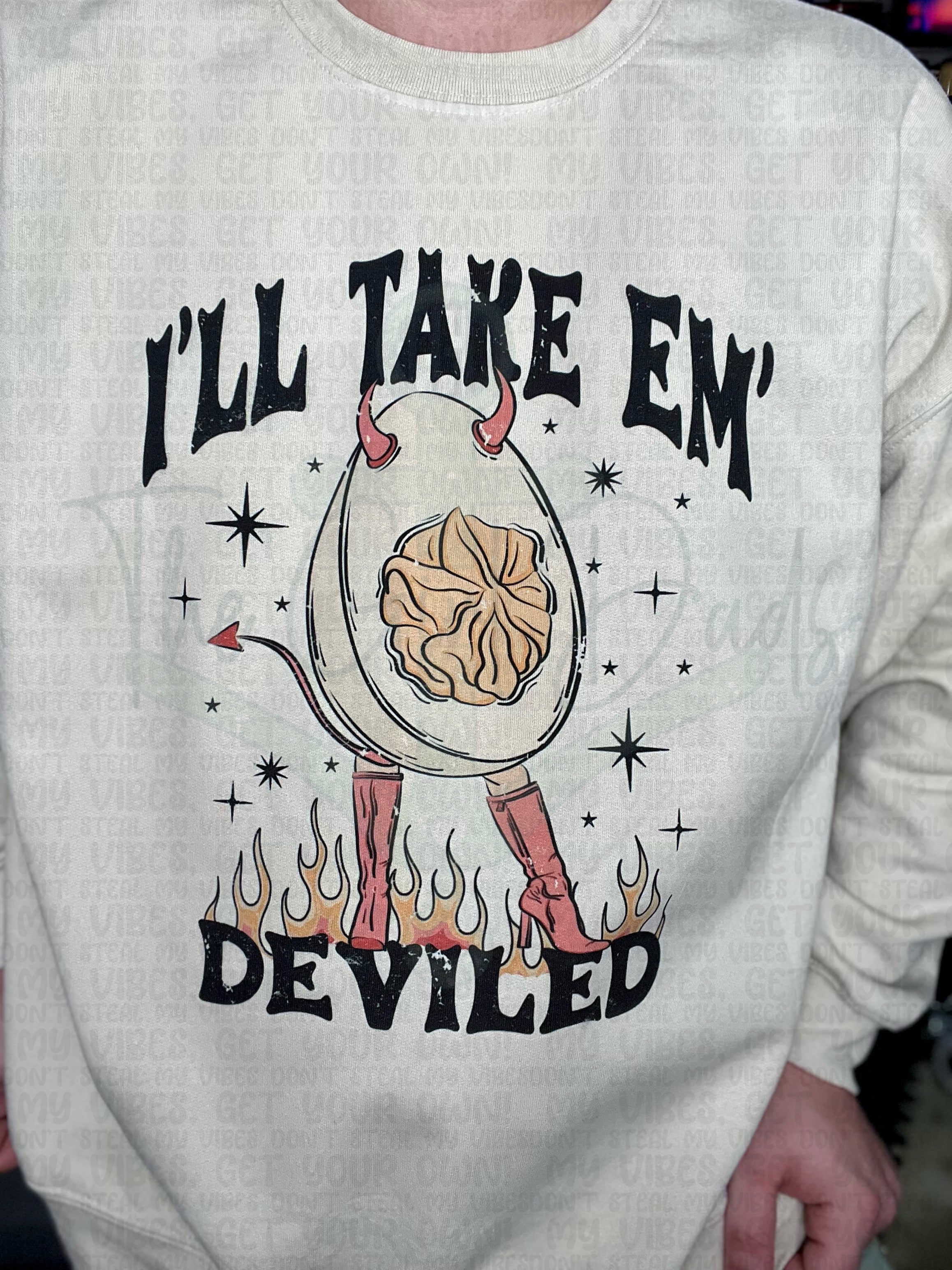 I'll Take Em' Deviled Top Design