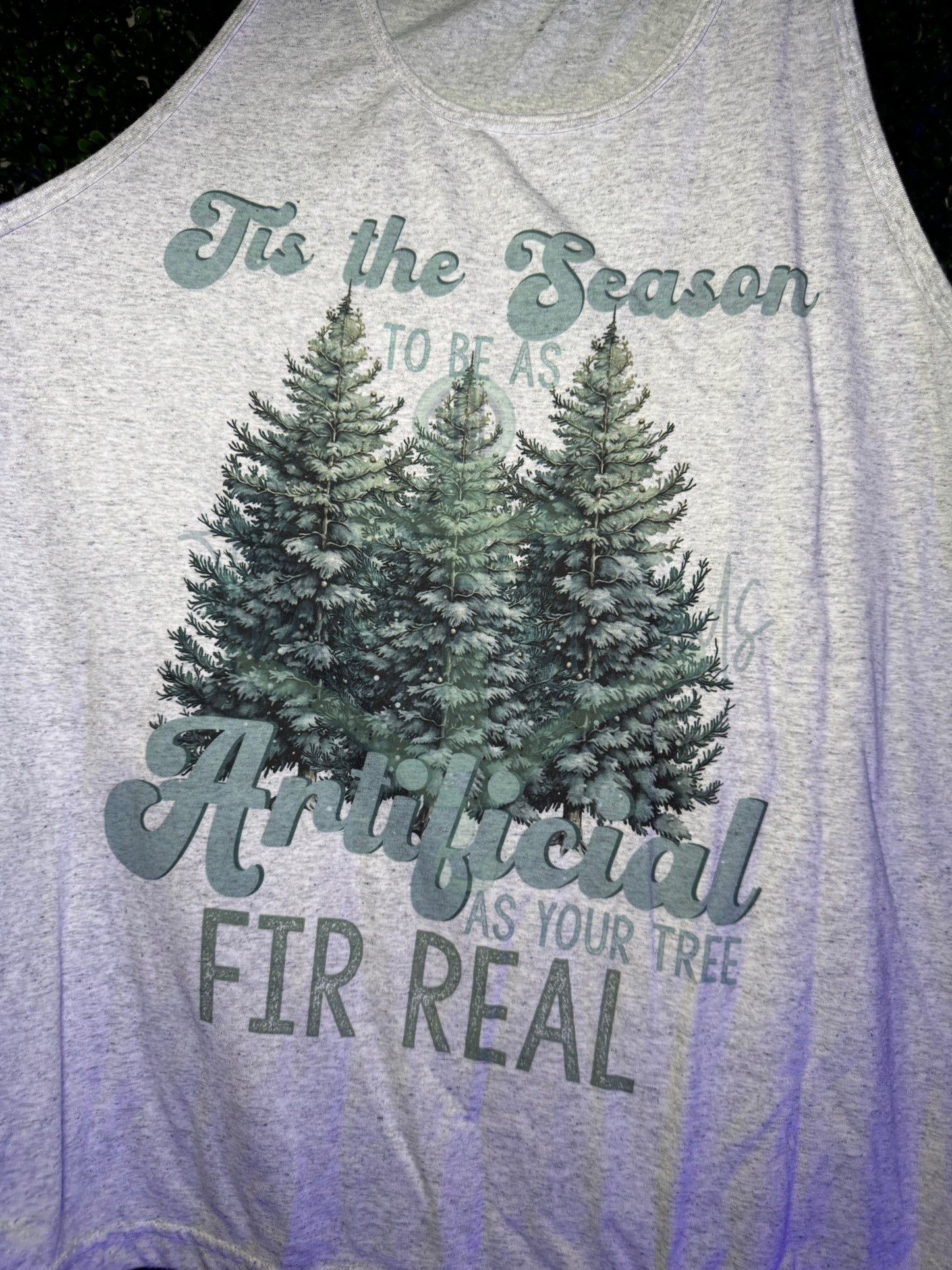 RTS Adult Large White Tank Fir Real