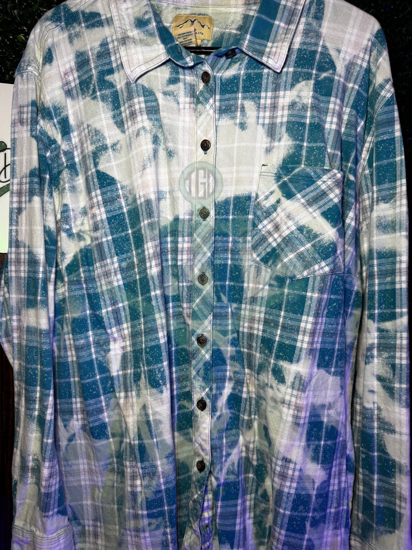 RTS Adult 3XL Blue Womens Fit Flannel