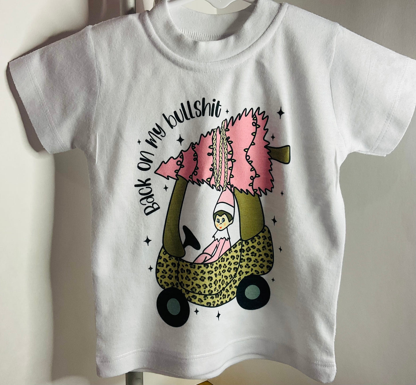 0-3 M RTS Leopard Cozy Coop Elf Tshirt