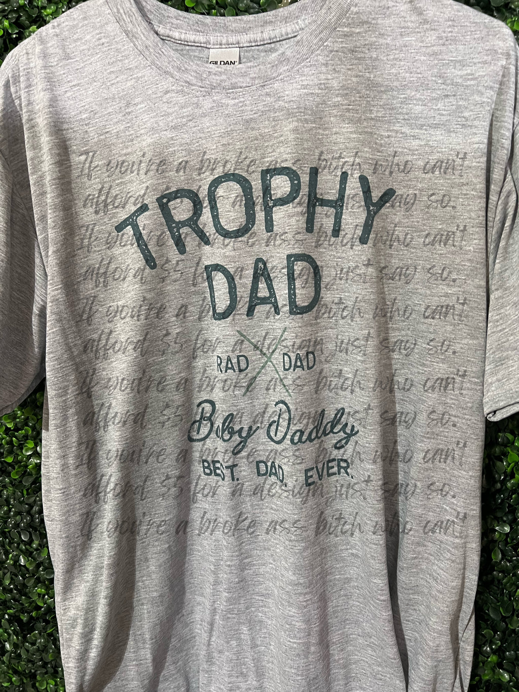 RTS Adult XL Gray T-Shirt Trophy Dad