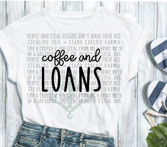 Coffee and Loans Top Design