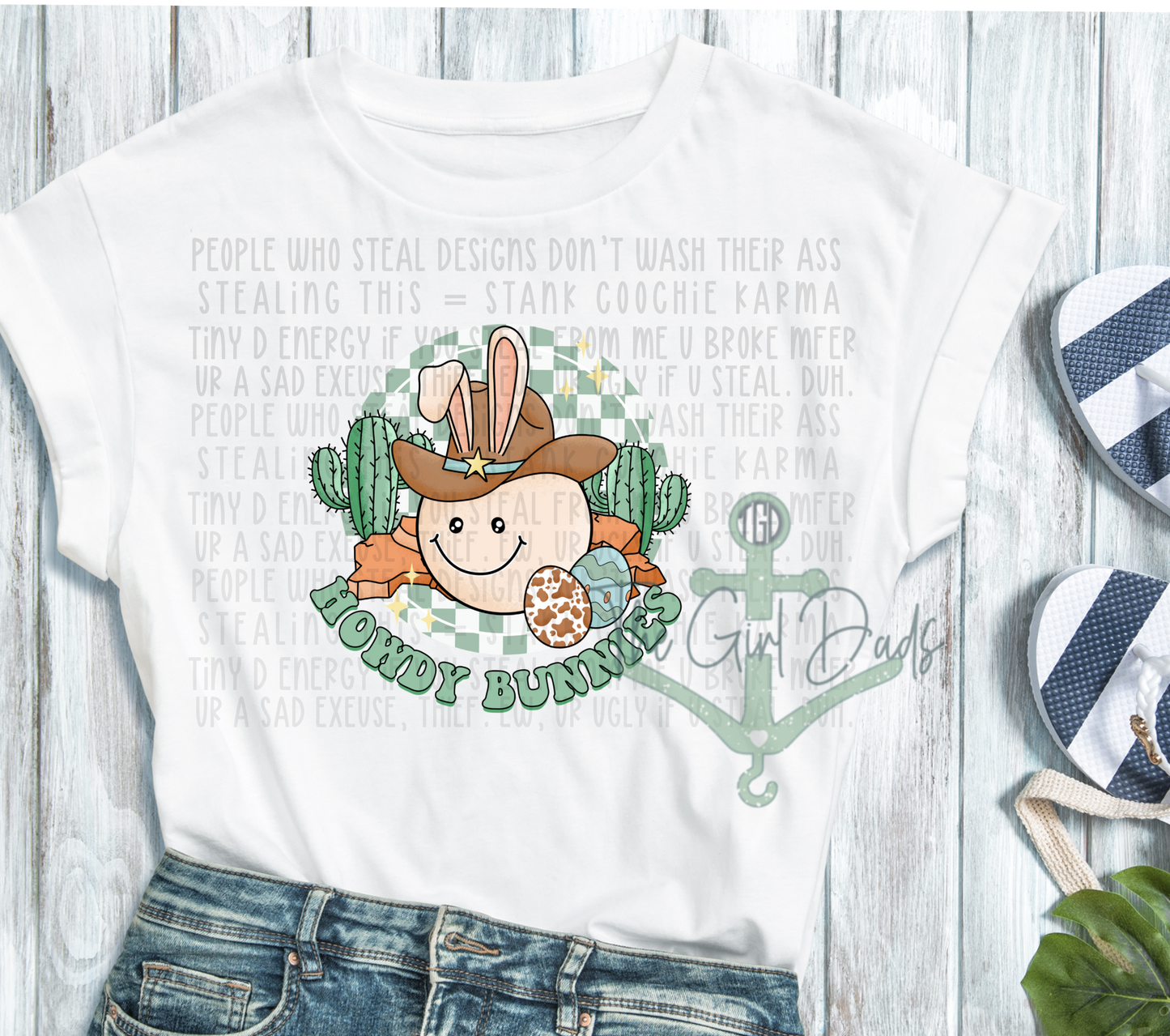 Howdy Bunnies Top Design