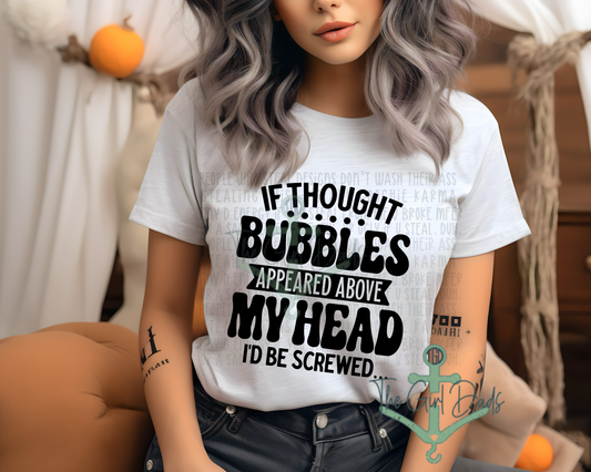 If Thought Bubbles Top Design