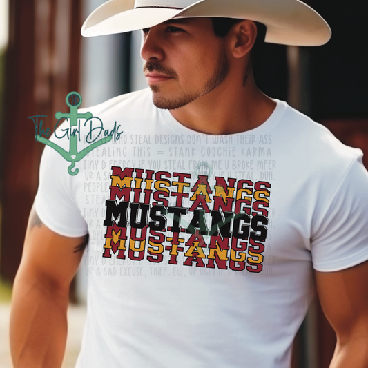 Mustangs Stack Top Design