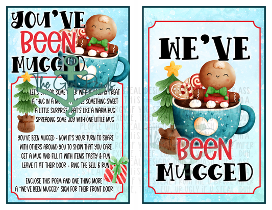 You’ve been Mugged Gingerbread Cookie DOWNLOAD