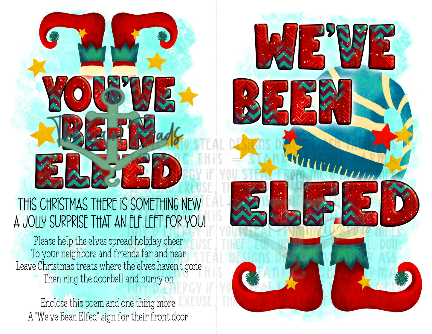 You’ve been Elfed Blue And Red DOWNLOAD