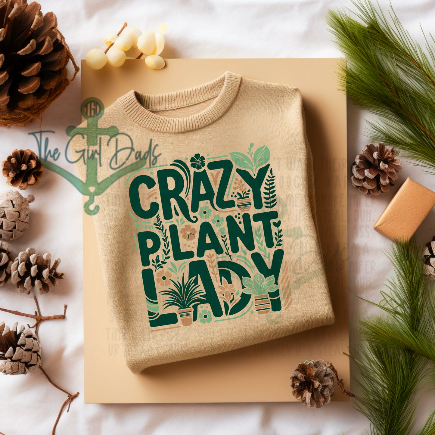 Crazy Plant Lady Top Design