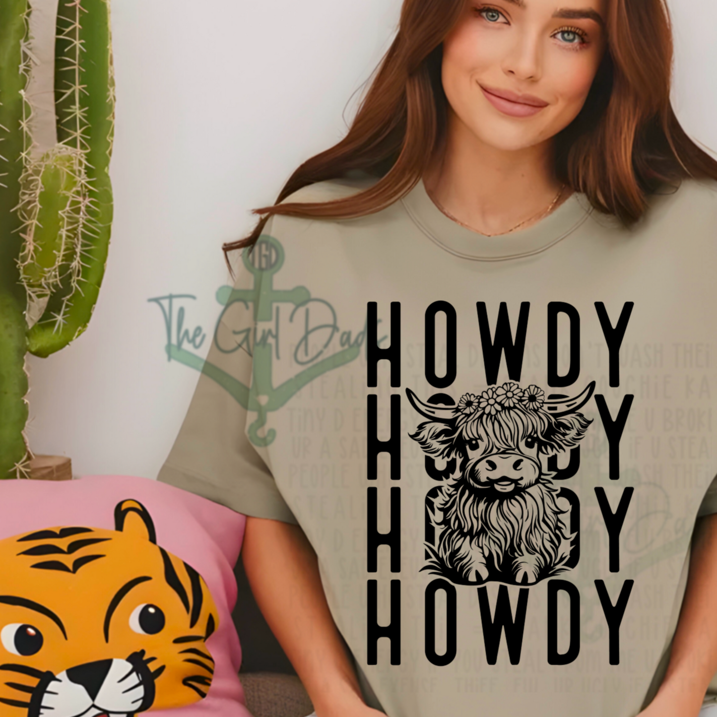 Howdy Cow Top Design