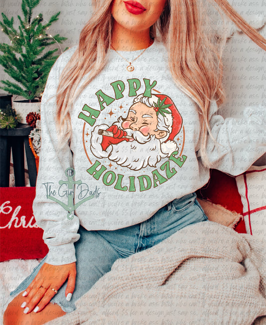 Happy Holidaze Top Design