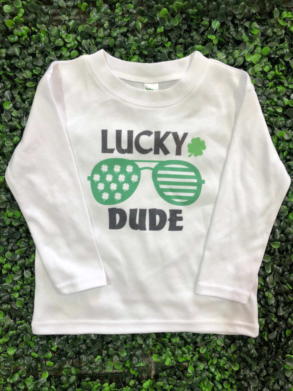 RTS 2T Lucky Dude White Long Sleeve