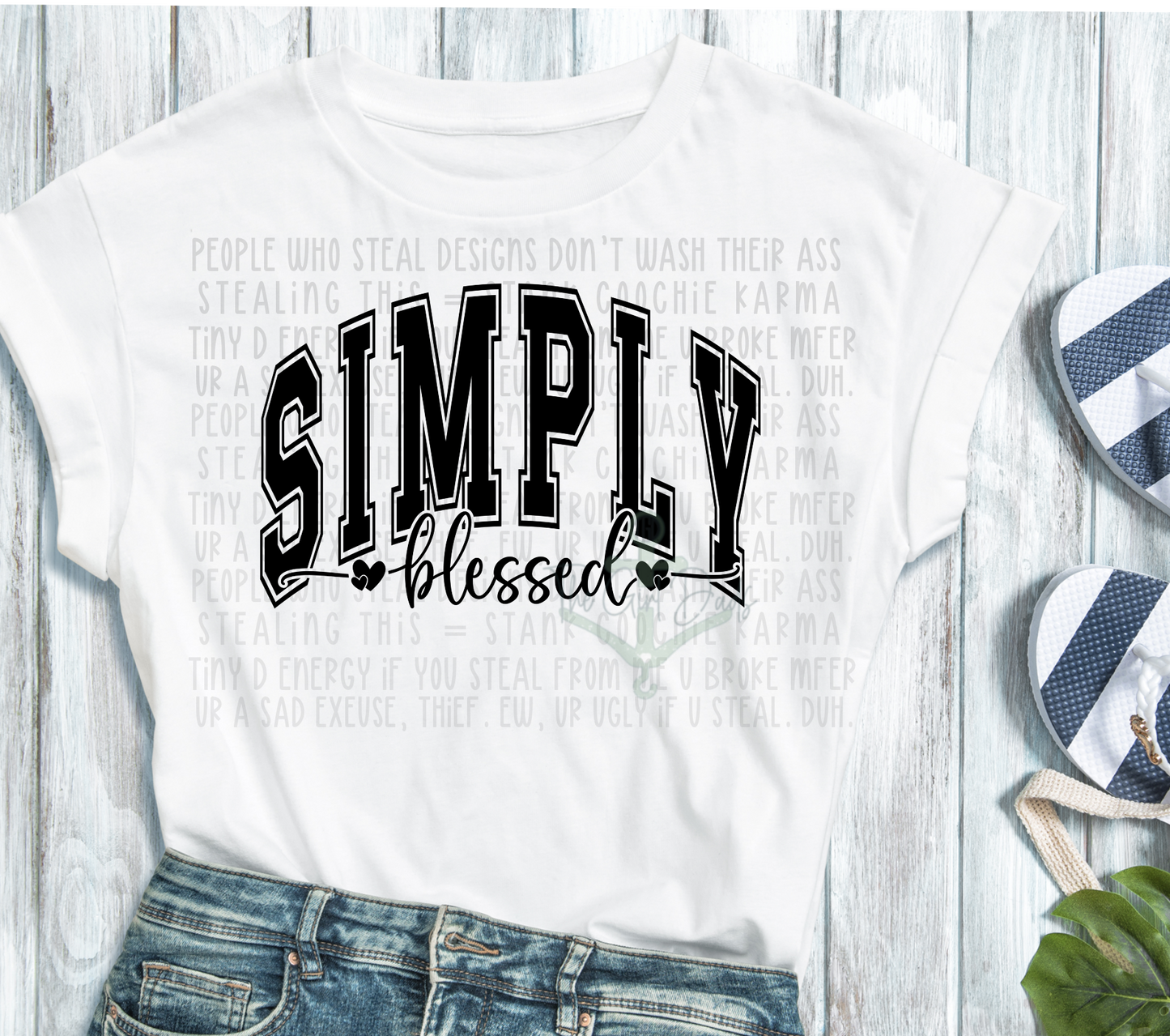 Simply Blessed Design for Tops