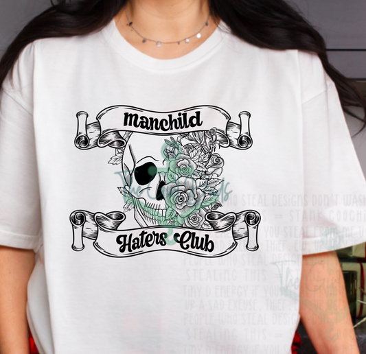 Manchild Haters Club Top Design