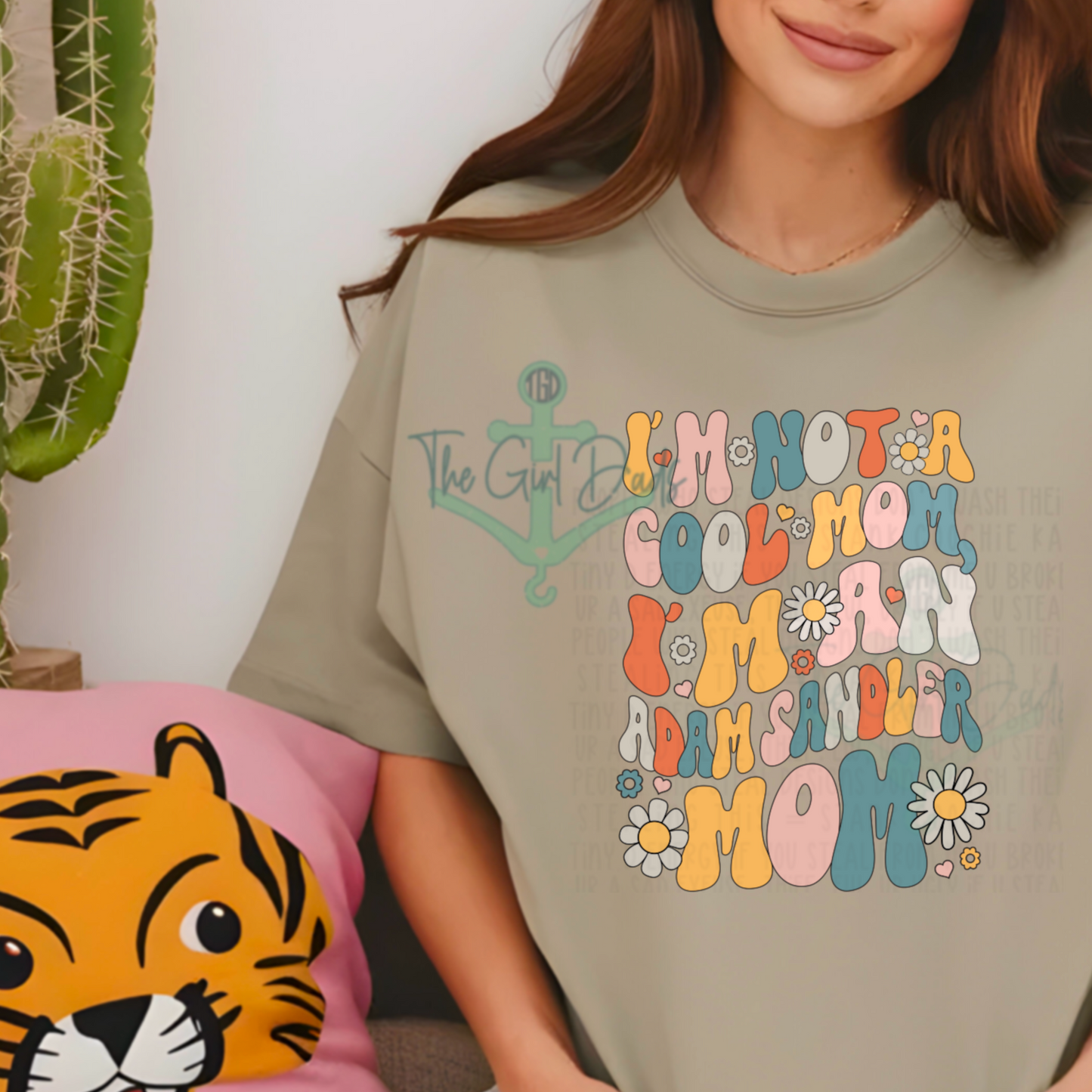 Im not a cool mom Adam Sandler Design for Top