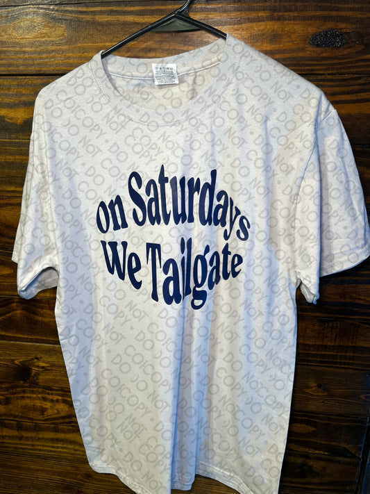 RTS Adult Medium Light Gray T-Shirt On Saturdays