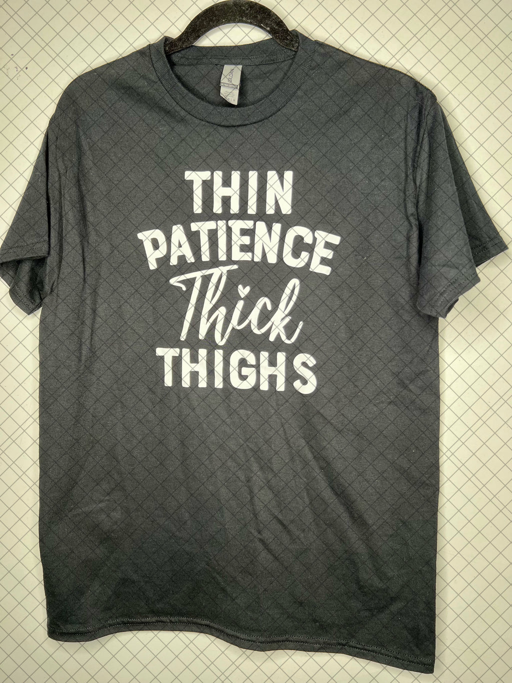 RTS Adult M Black T-Shirt Thin Patience