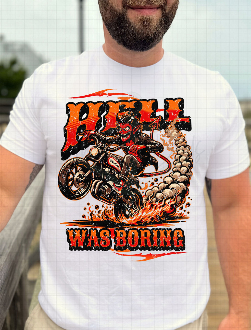 Hell Was Boring Top Design