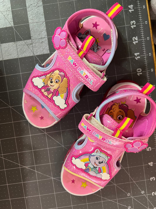 Hart Purge Size 11 Light Up Paw Patrol Toddler Sandals No Tag EUC