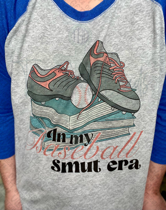 In My Baseball Smut Era (Front & Back) Top Design