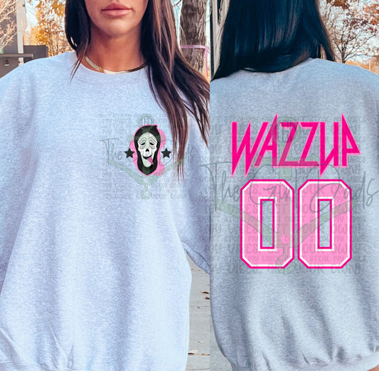 Wazza Up (Front & Back) Top Design