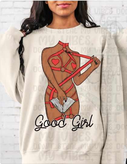 Good Girl Full Body Color Top Design