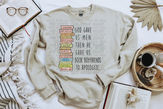 *EXCLUSIVE* Book Boyfriends To Apologize Colorful Stack Top Design