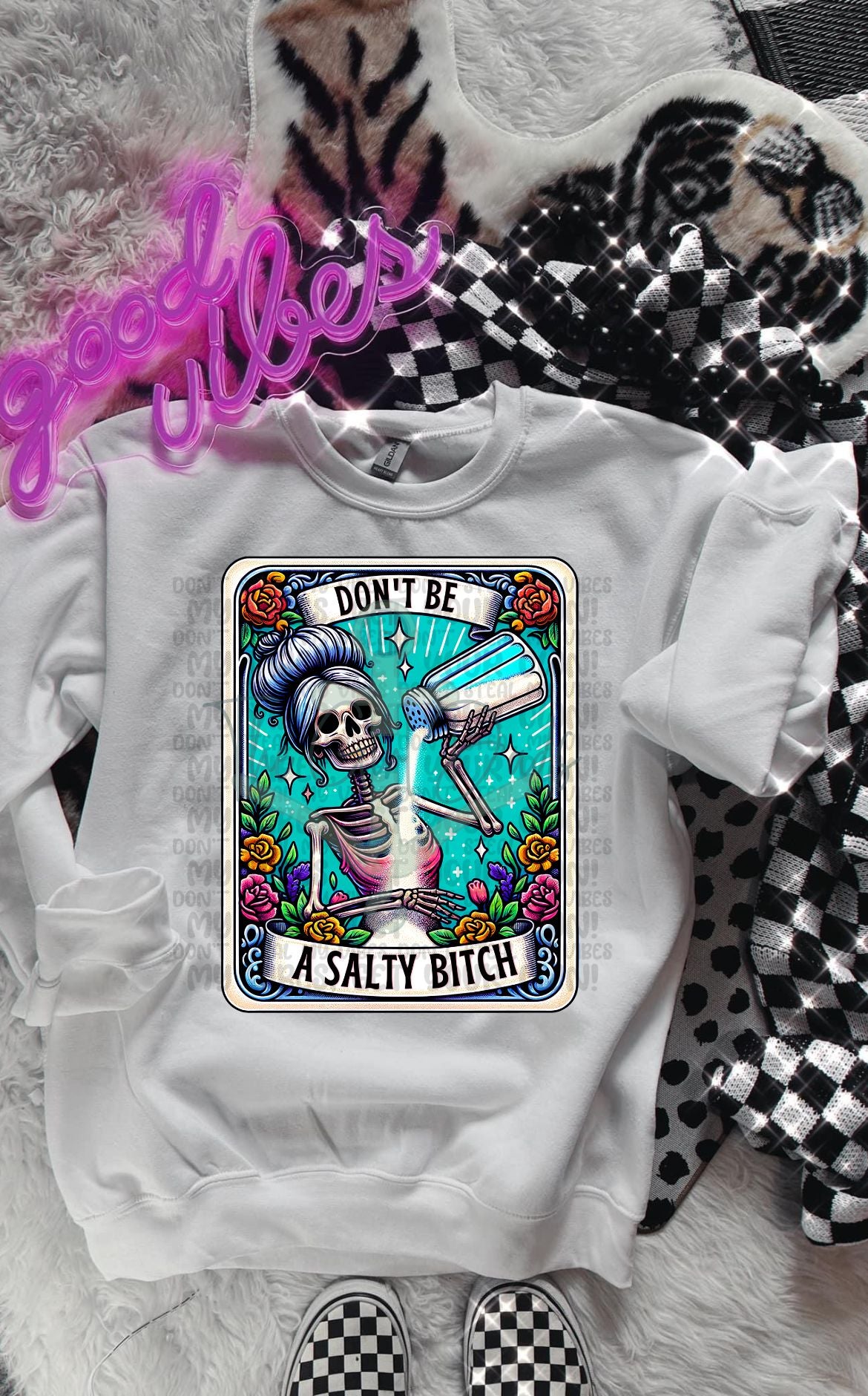 Salty Bitch Tarot Card Top Design