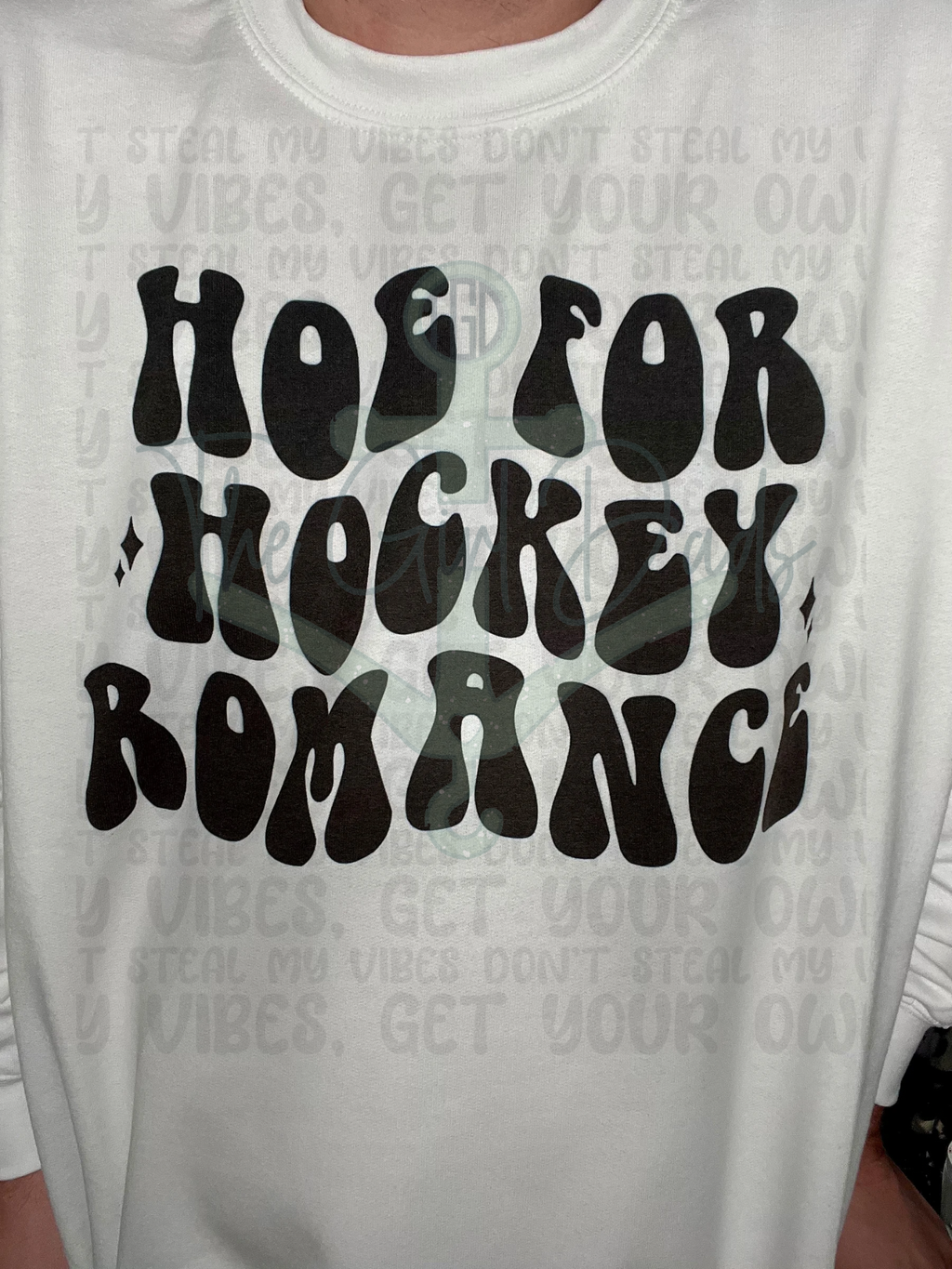 Hoe For Hockey Romance Top Design