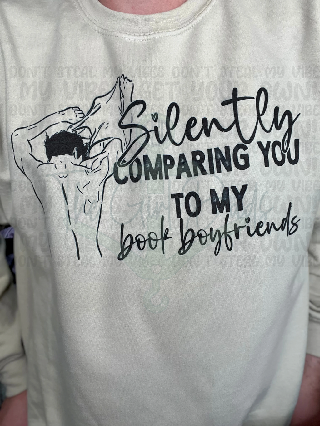 Silently Comparing You To My Book Boyfriend Top Design