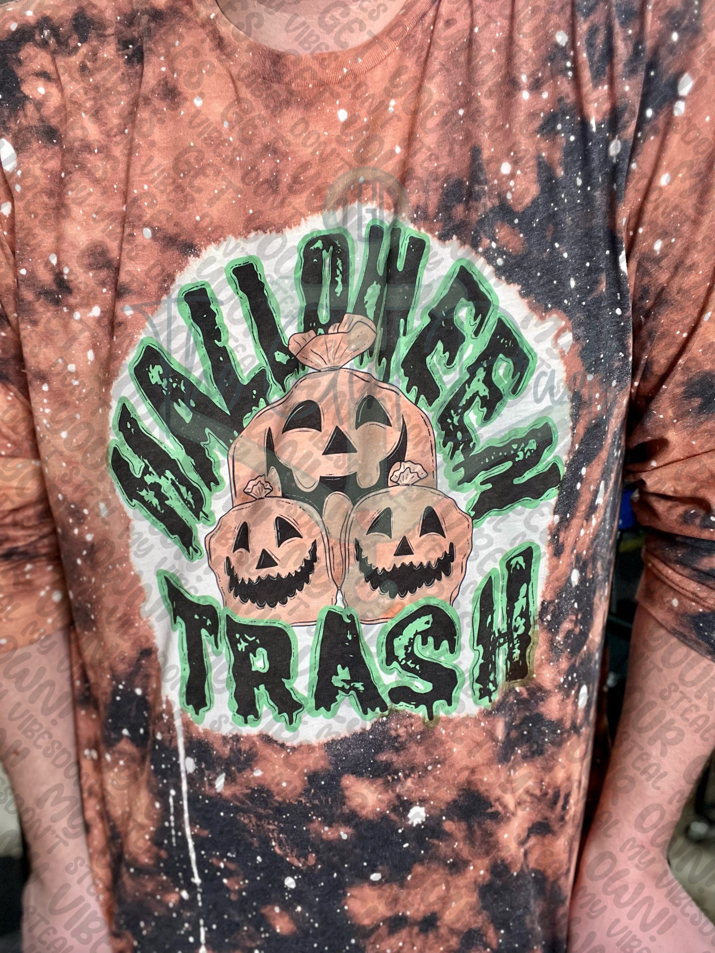 Halloween Trash Top Design