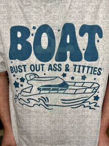 Boat Bust Out Ass & Titties Top Design