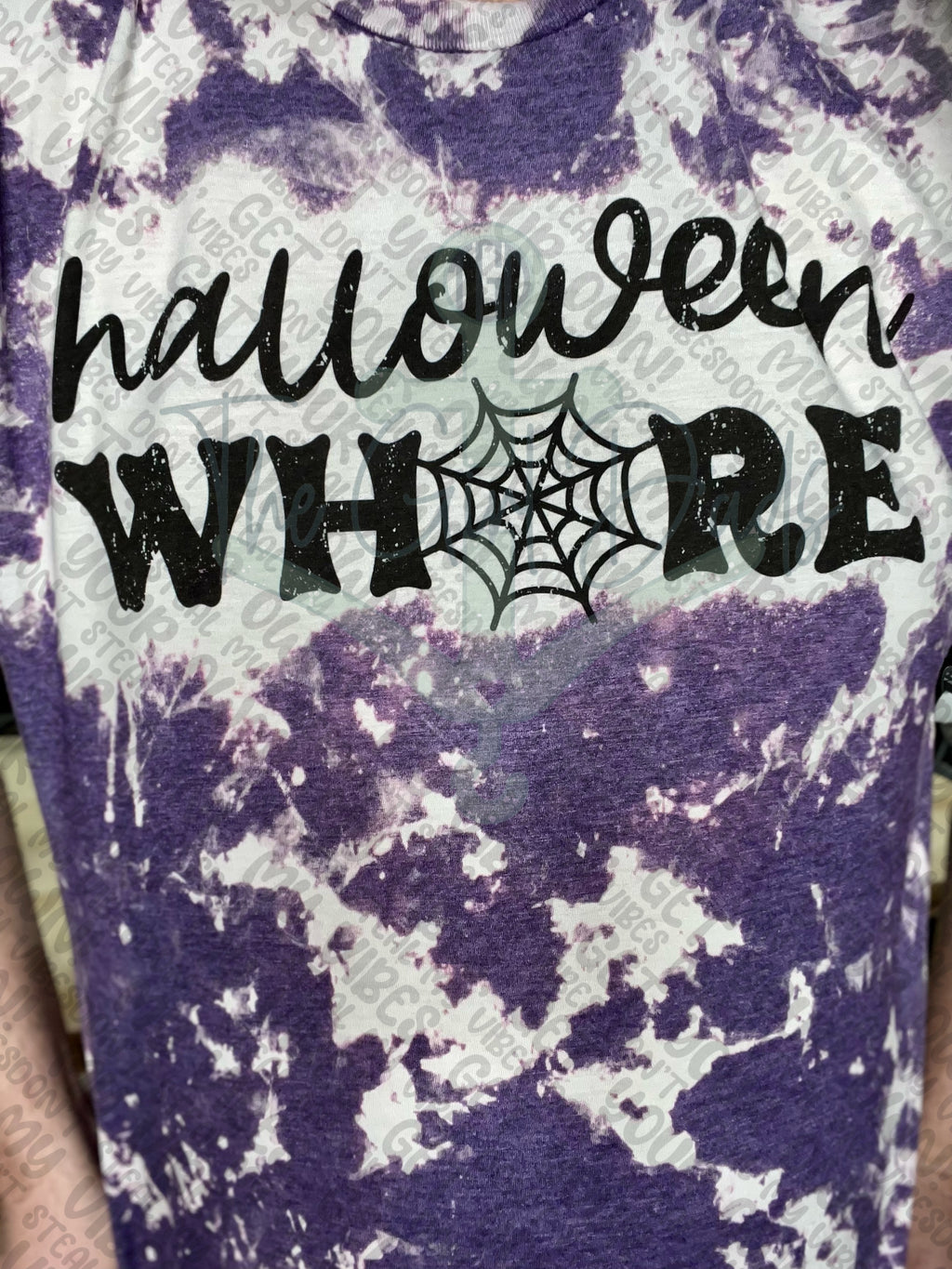 Halloween Whore (Front & Back) Top Design