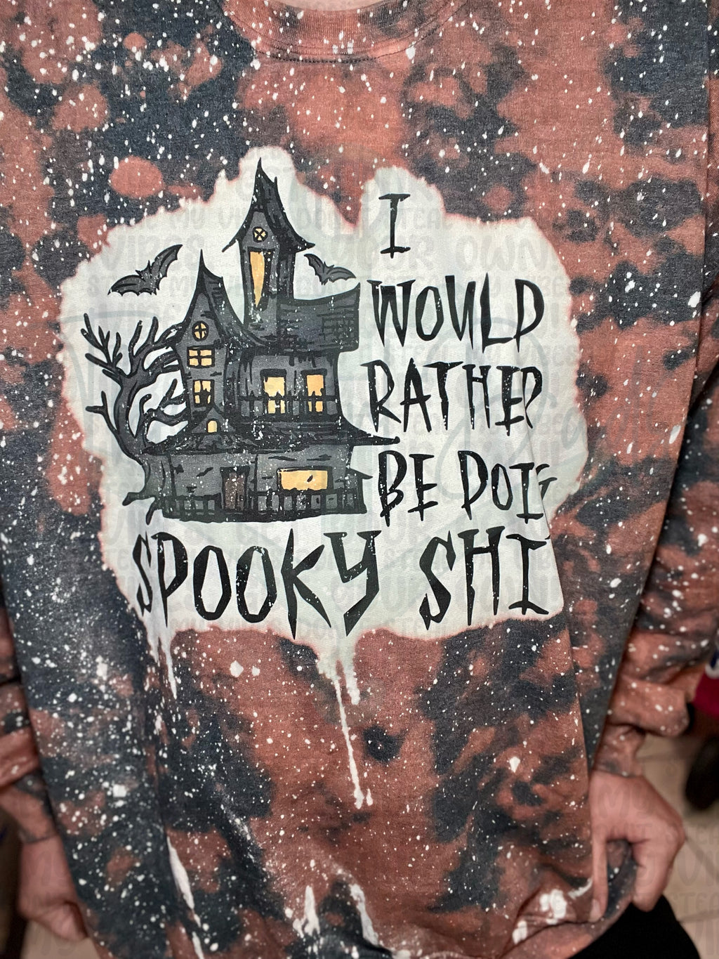 I Would Rather Be Doing Spooky Shit Top Design