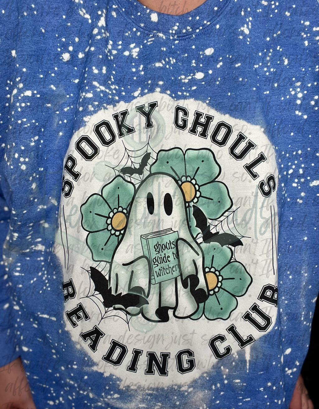 Spooky Ghouls Reading Club Top Design