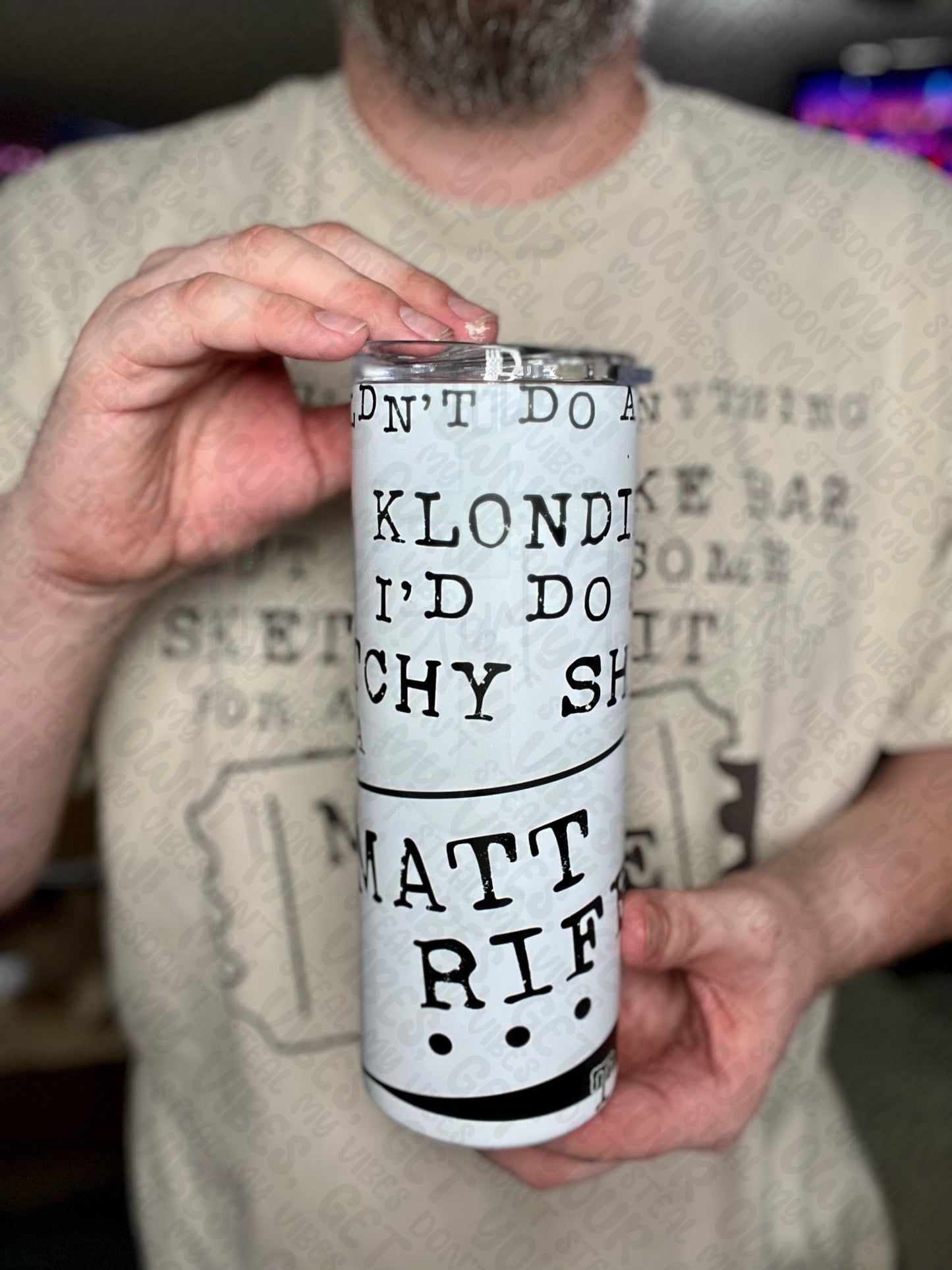 Sketchy Skit For A Matt Rife Ticket Drinkware