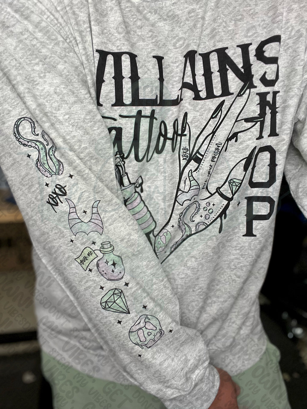 Villains Tattoo Shop Top Design