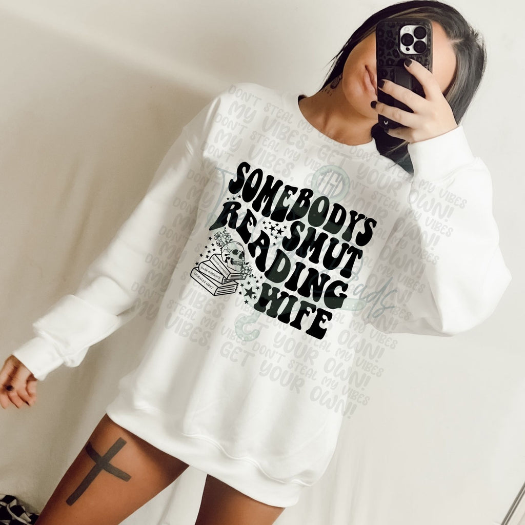 Somebody's Smut Reading Wife Top Design