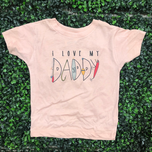 I Love my Daddy Fishing Top Design