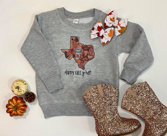 Texas Happy Fall Y'all Tee