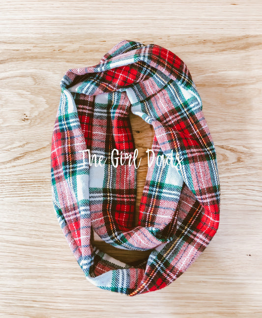 Red and Green Plaid Scarf