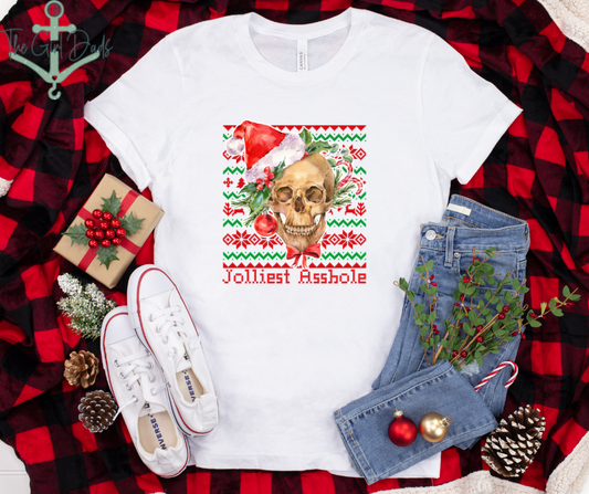 Jolliest Asshole Skull Top Design