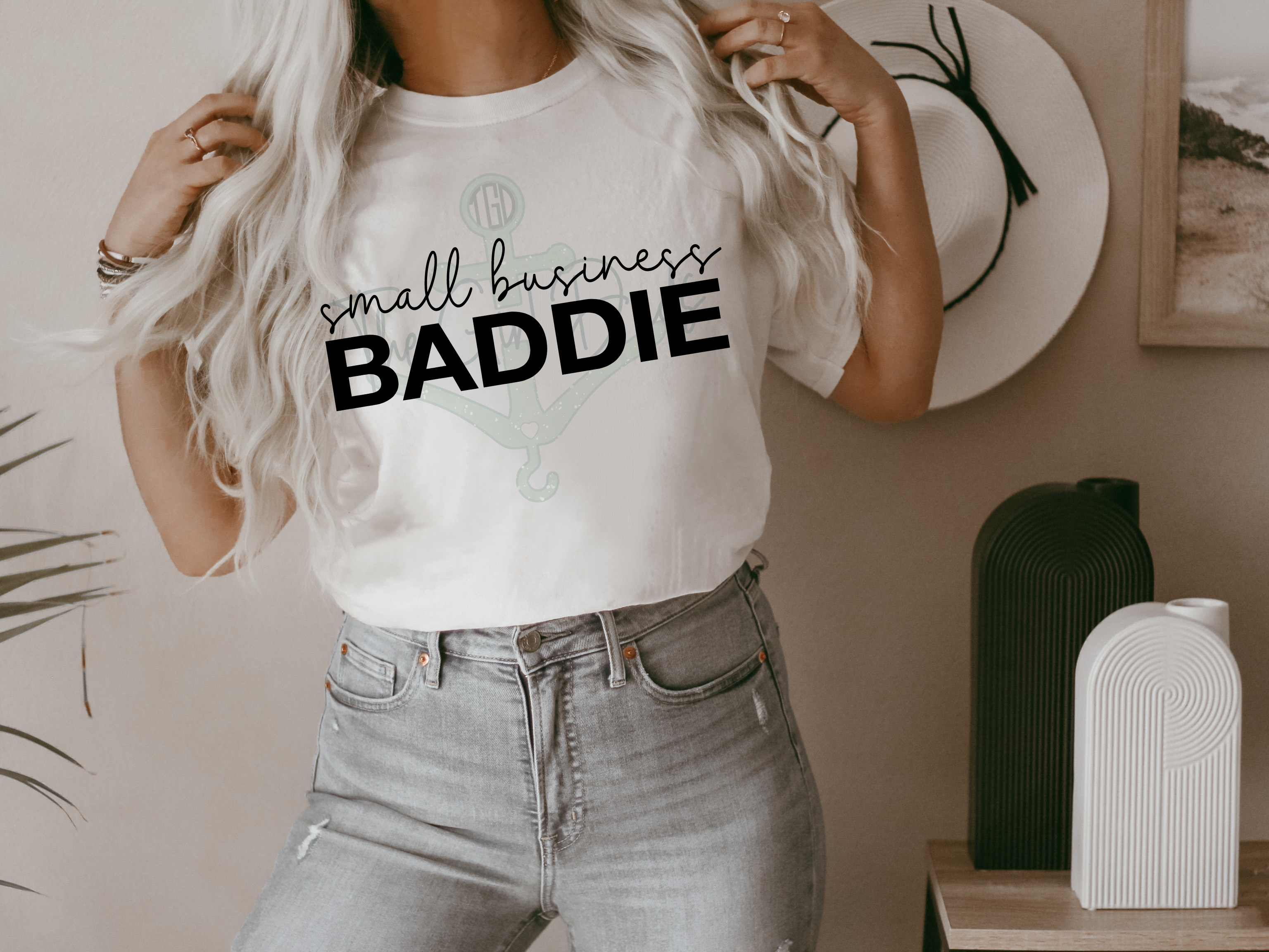Small Business Baddie (All Black) Top Design