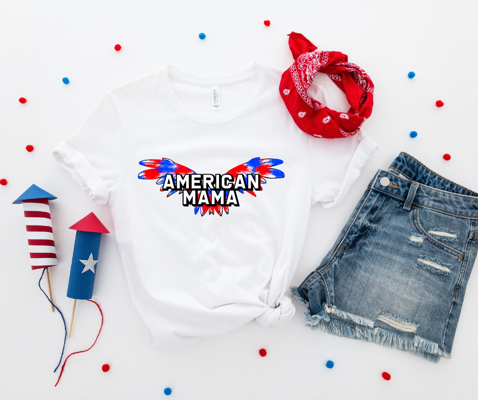 American Mama Eagle Top Design