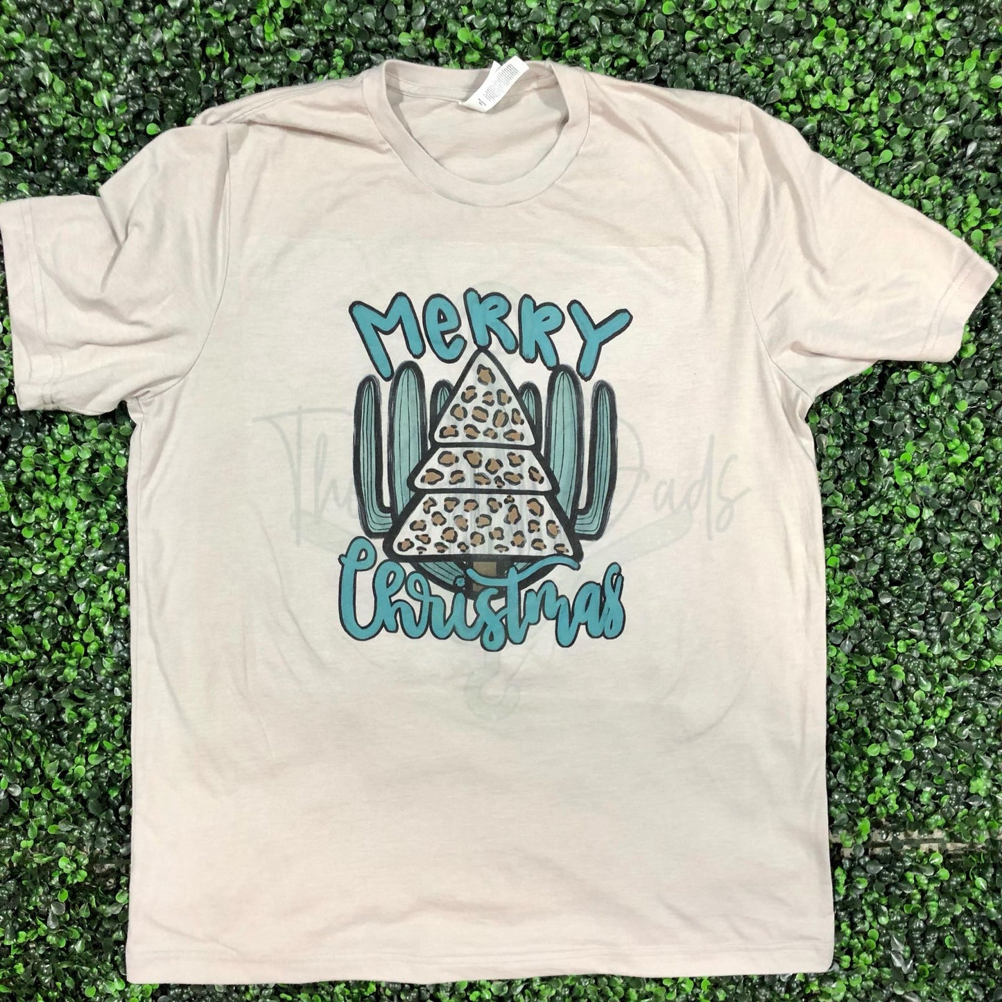 Merry Christmas Cactus Top Design