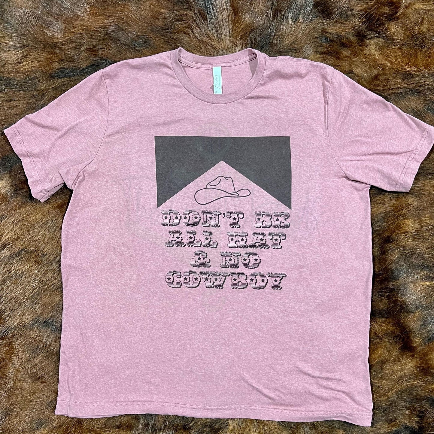 All Hat & No Cowboy Top Design