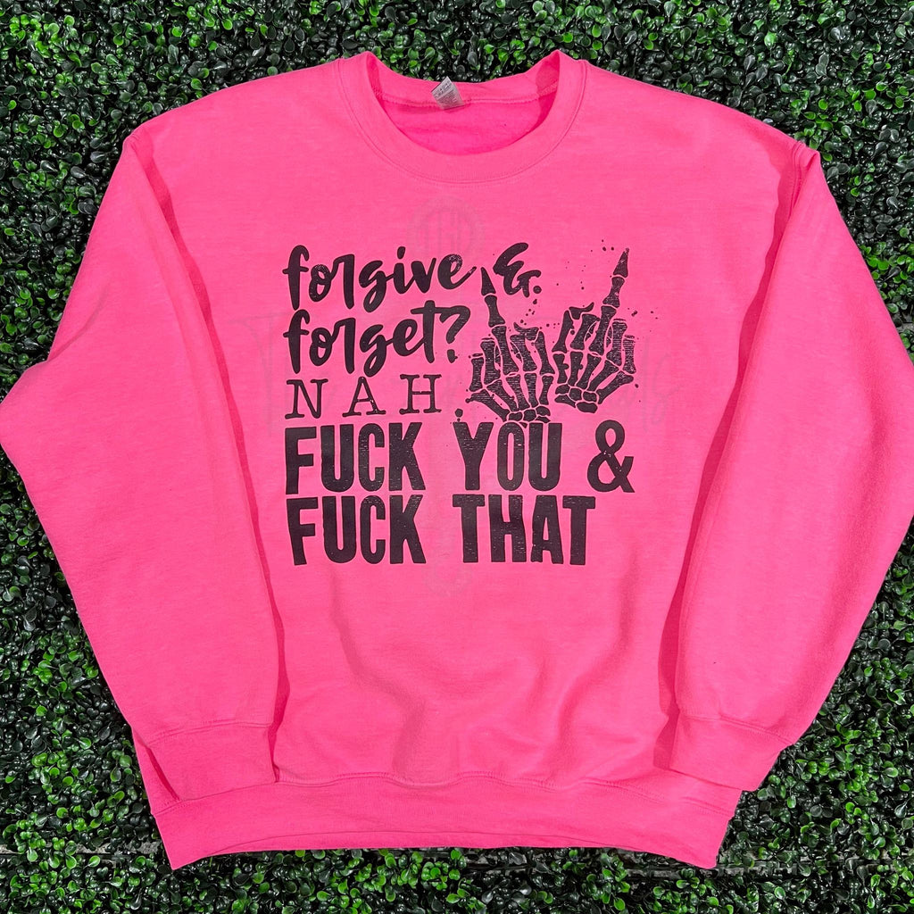 Forgive and Forget? Nah Top Design