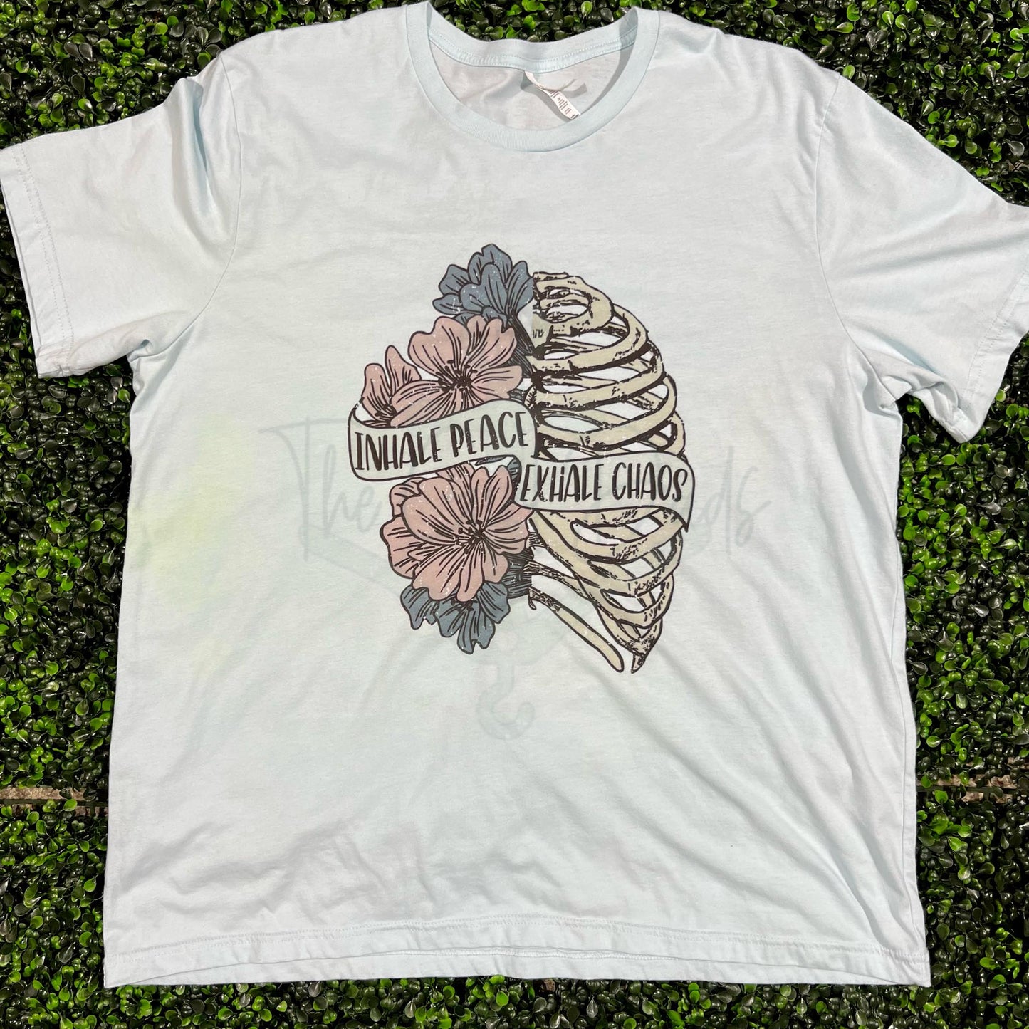 Inhale Peace, Exhale Chaos (Full Color) Top Design