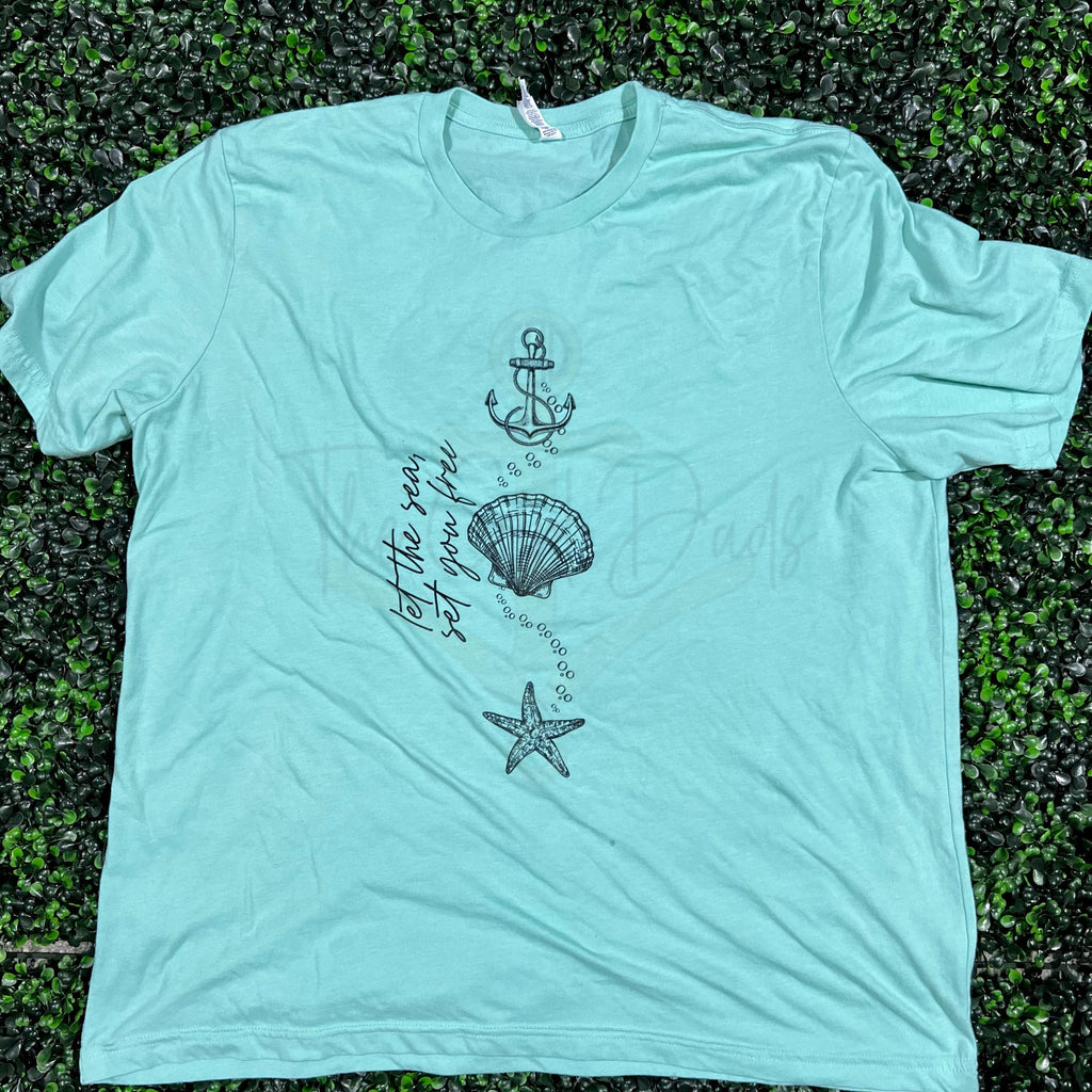 Let the Sea Set You Free Top Design