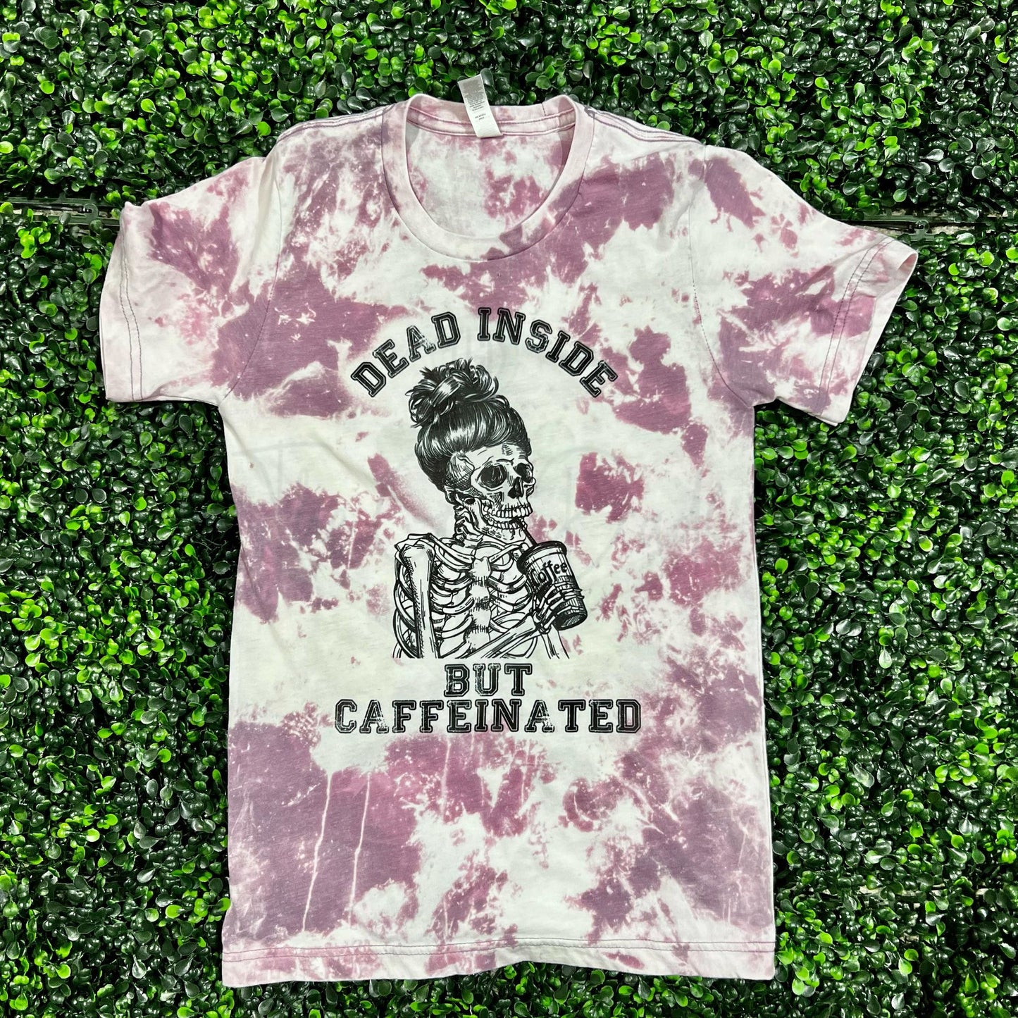 Dead Inside But Caffeinated Top Design